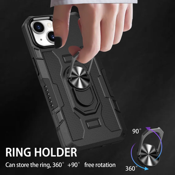 Funda híbrida para teléfono Ring Holder Armor