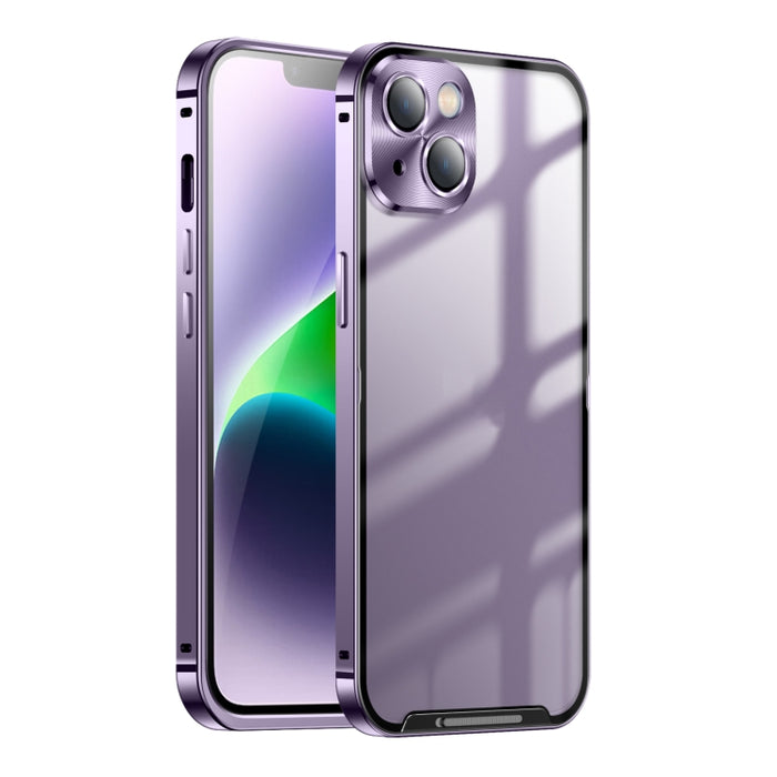 Estuche de teléfono de metal esmerilado