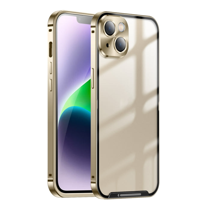 Estuche de teléfono de metal esmerilado