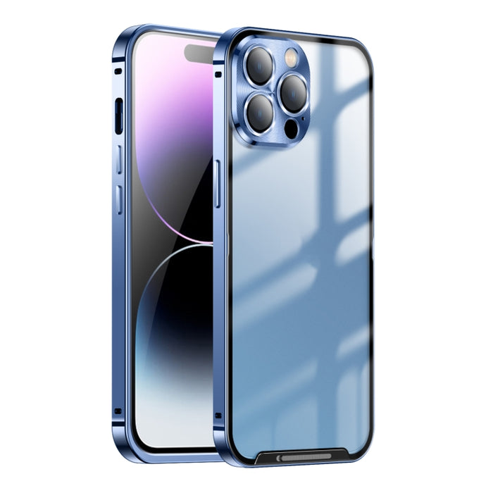 Estuche de teléfono de metal esmerilado