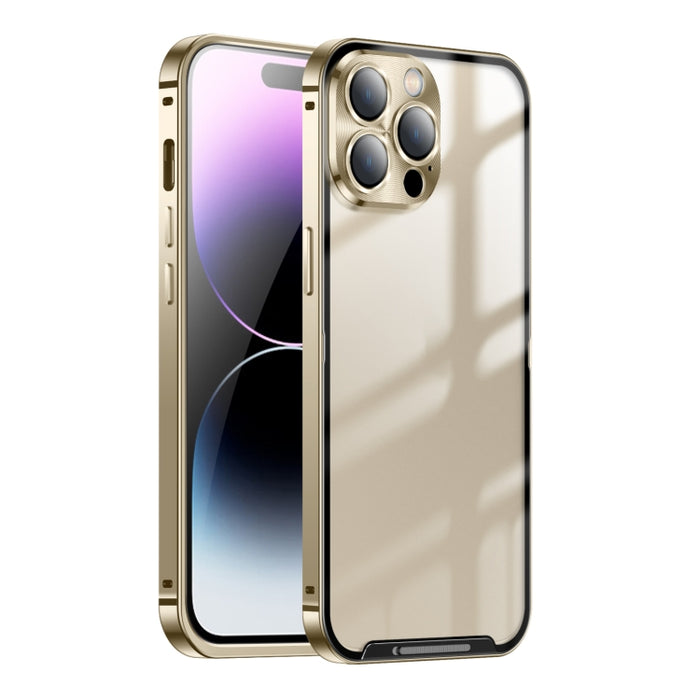 Estuche de teléfono de metal esmerilado