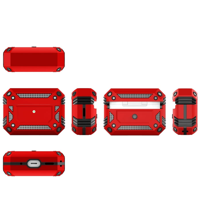 Funda protectora para auriculares a prueba de golpes de cuatro esquinas con armadura militar