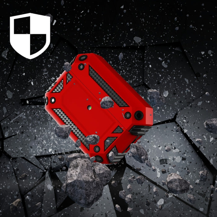 Funda protectora para auriculares a prueba de golpes de cuatro esquinas con armadura militar