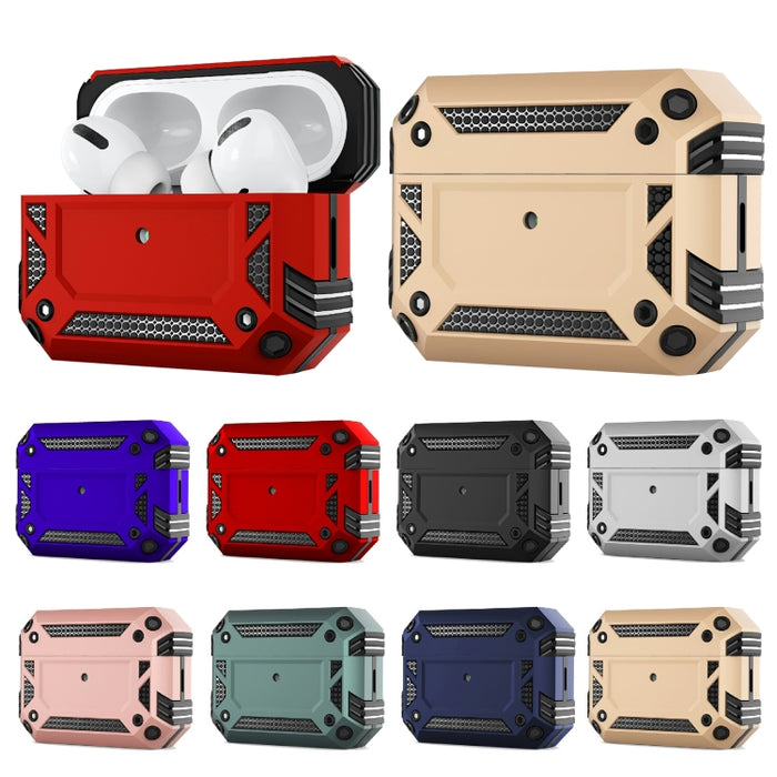 Funda protectora para auriculares a prueba de golpes de cuatro esquinas con armadura militar