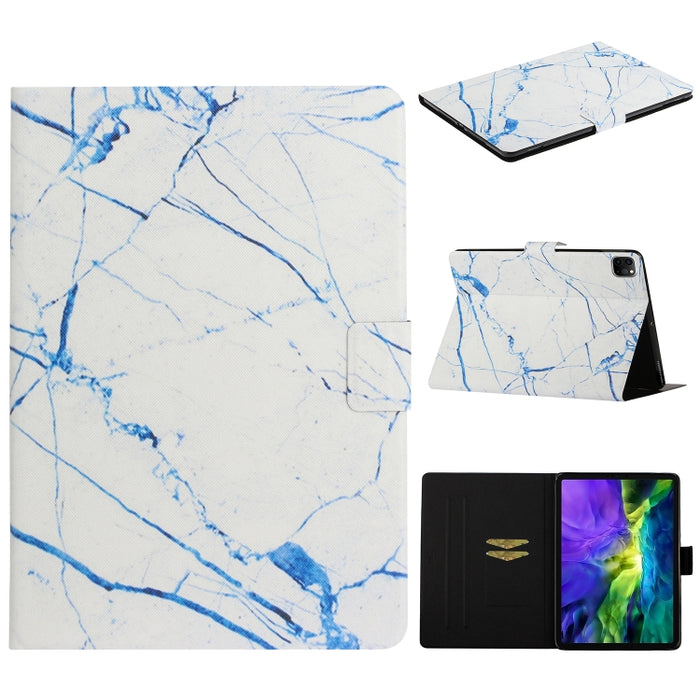 Funda de cuero con tapa horizontal para iPad 11 Pro (2020) con soporte y ranura para tarjeta y función de reposo/activación