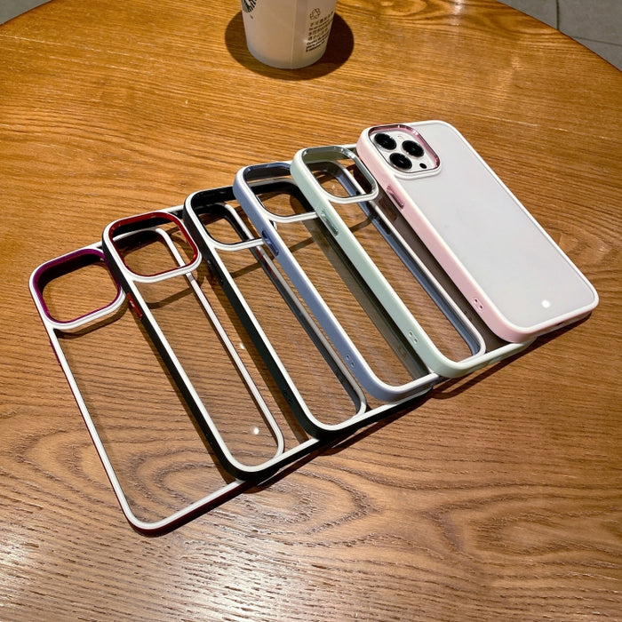 Estuche para teléfono TPU + PC con escudo bicolor