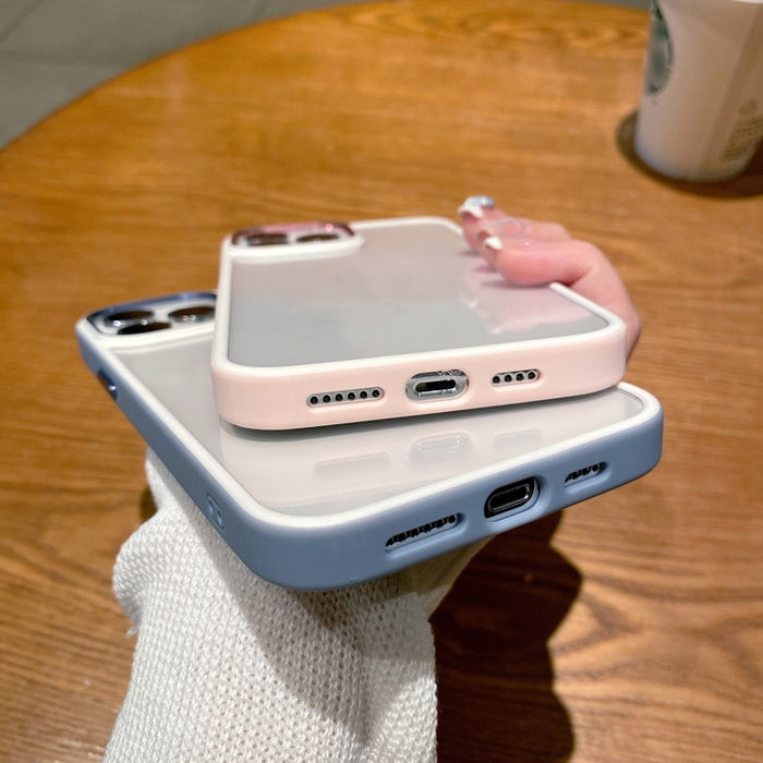 Estuche para teléfono TPU + PC con escudo bicolor