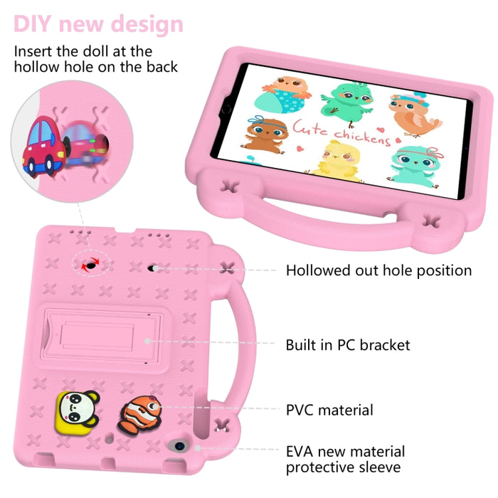 Funda para tableta a prueba de golpes EVA con soporte para niños, For iPad mini 1 / 2 / 3 / 4 / 5, For iPad Air / Air 2 / iPad 5 / 6 / Pro 9.7, For iPad Pro 11 2018 / 2020 / 2021, For iPad Air 2020 / 2022 10.9