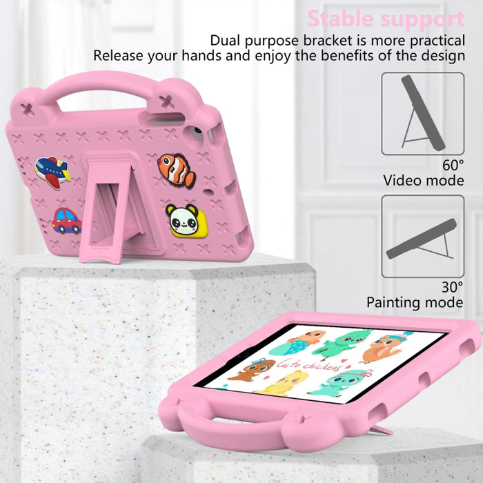 Funda para tableta a prueba de golpes EVA con soporte para niños, For iPad mini 1 / 2 / 3 / 4 / 5, For iPad Air / Air 2 / iPad 5 / 6 / Pro 9.7, For iPad Pro 11 2018 / 2020 / 2021, For iPad Air 2020 / 2022 10.9