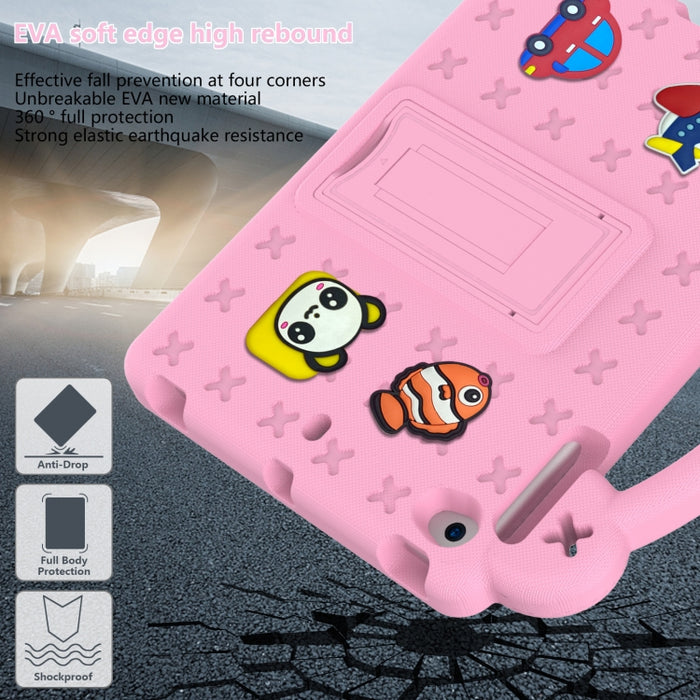 Funda para tableta a prueba de golpes EVA con soporte para niños, For iPad mini 1 / 2 / 3 / 4 / 5, For iPad Air / Air 2 / iPad 5 / 6 / Pro 9.7, For iPad Pro 11 2018 / 2020 / 2021, For iPad Air 2020 / 2022 10.9