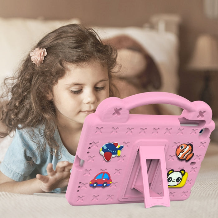 Funda para tableta a prueba de golpes EVA con soporte para niños, For iPad mini 1 / 2 / 3 / 4 / 5, For iPad Air / Air 2 / iPad 5 / 6 / Pro 9.7, For iPad Pro 11 2018 / 2020 / 2021, For iPad Air 2020 / 2022 10.9