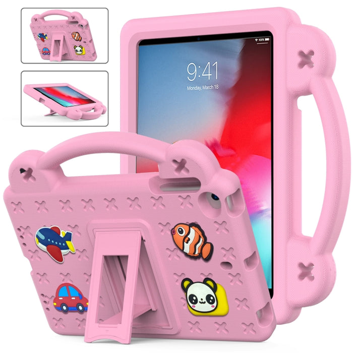 Funda para tableta a prueba de golpes EVA con soporte para niños, For iPad mini 1 / 2 / 3 / 4 / 5, For iPad Air / Air 2 / iPad 5 / 6 / Pro 9.7, For iPad Pro 11 2018 / 2020 / 2021, For iPad Air 2020 / 2022 10.9