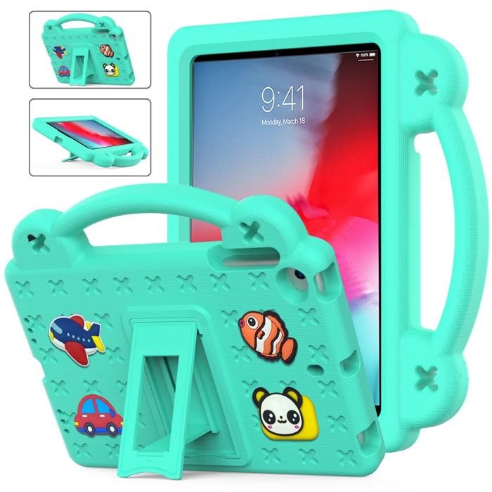 Funda para tableta a prueba de golpes EVA con soporte para niños, For iPad mini 1 / 2 / 3 / 4 / 5, For iPad Air / Air 2 / iPad 5 / 6 / Pro 9.7, For iPad Pro 11 2018 / 2020 / 2021, For iPad Air 2020 / 2022 10.9