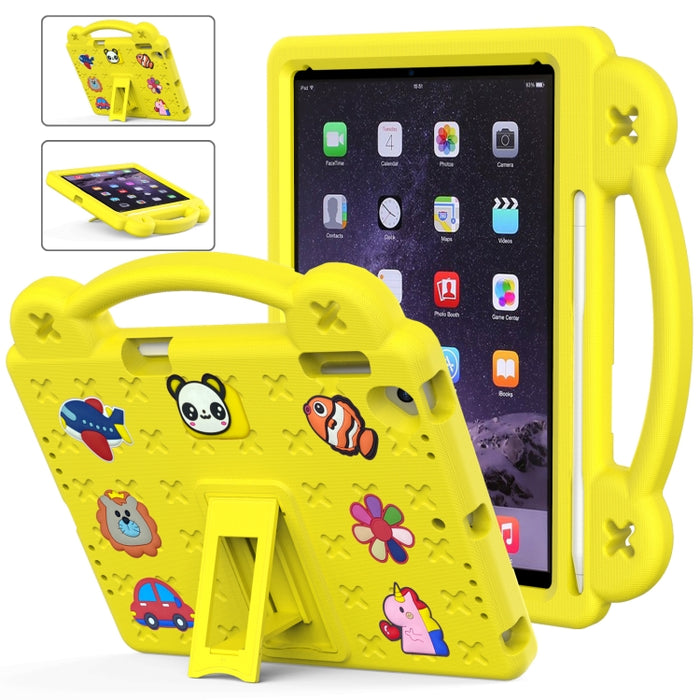 Funda para tableta a prueba de golpes EVA con soporte para niños, For iPad mini 1 / 2 / 3 / 4 / 5, For iPad Air / Air 2 / iPad 5 / 6 / Pro 9.7, For iPad Pro 11 2018 / 2020 / 2021, For iPad Air 2020 / 2022 10.9