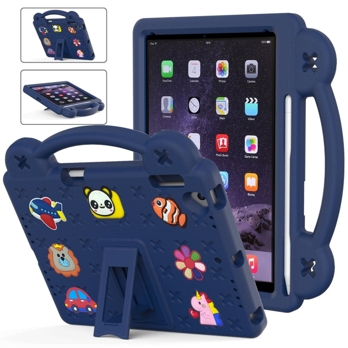 Funda para tableta a prueba de golpes EVA con soporte para niños, For iPad mini 1 / 2 / 3 / 4 / 5, For iPad Air / Air 2 / iPad 5 / 6 / Pro 9.7, For iPad Pro 11 2018 / 2020 / 2021, For iPad Air 2020 / 2022 10.9