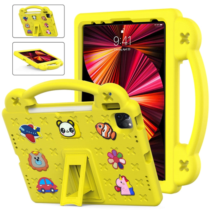 Funda para tableta a prueba de golpes EVA con soporte para niños, For iPad mini 1 / 2 / 3 / 4 / 5, For iPad Air / Air 2 / iPad 5 / 6 / Pro 9.7, For iPad Pro 11 2018 / 2020 / 2021, For iPad Air 2020 / 2022 10.9