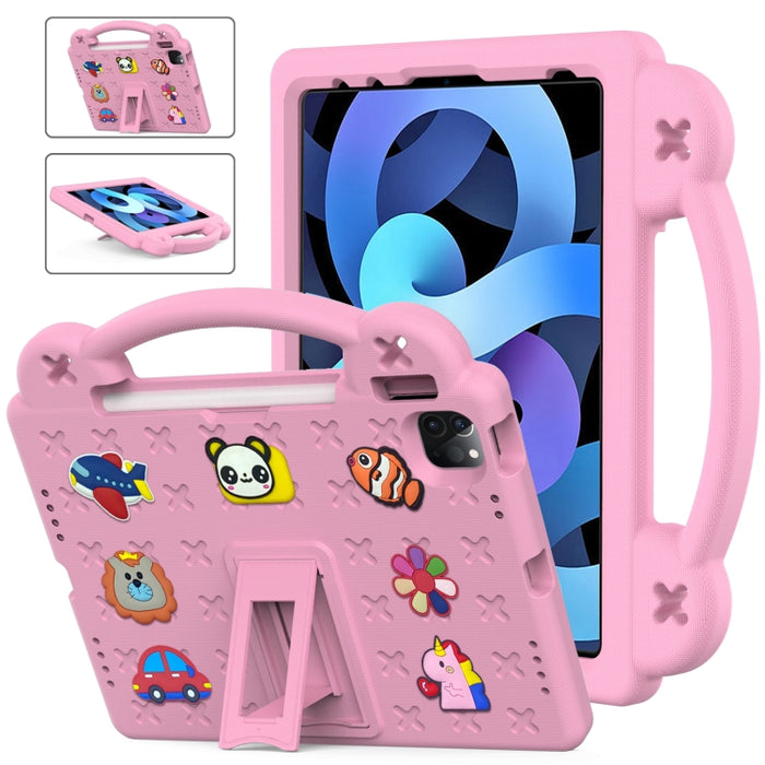 Funda para tableta a prueba de golpes EVA con soporte para niños, For iPad mini 1 / 2 / 3 / 4 / 5, For iPad Air / Air 2 / iPad 5 / 6 / Pro 9.7, For iPad Pro 11 2018 / 2020 / 2021, For iPad Air 2020 / 2022 10.9
