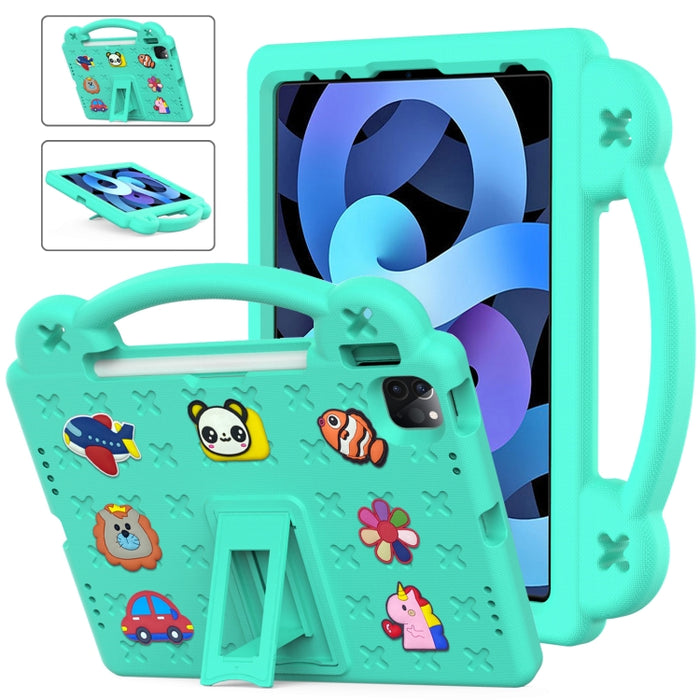 Funda para tableta a prueba de golpes EVA con soporte para niños, For iPad mini 1 / 2 / 3 / 4 / 5, For iPad Air / Air 2 / iPad 5 / 6 / Pro 9.7, For iPad Pro 11 2018 / 2020 / 2021, For iPad Air 2020 / 2022 10.9