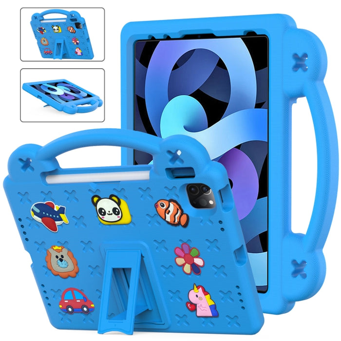 Funda para tableta a prueba de golpes EVA con soporte para niños, For iPad mini 1 / 2 / 3 / 4 / 5, For iPad Air / Air 2 / iPad 5 / 6 / Pro 9.7, For iPad Pro 11 2018 / 2020 / 2021, For iPad Air 2020 / 2022 10.9