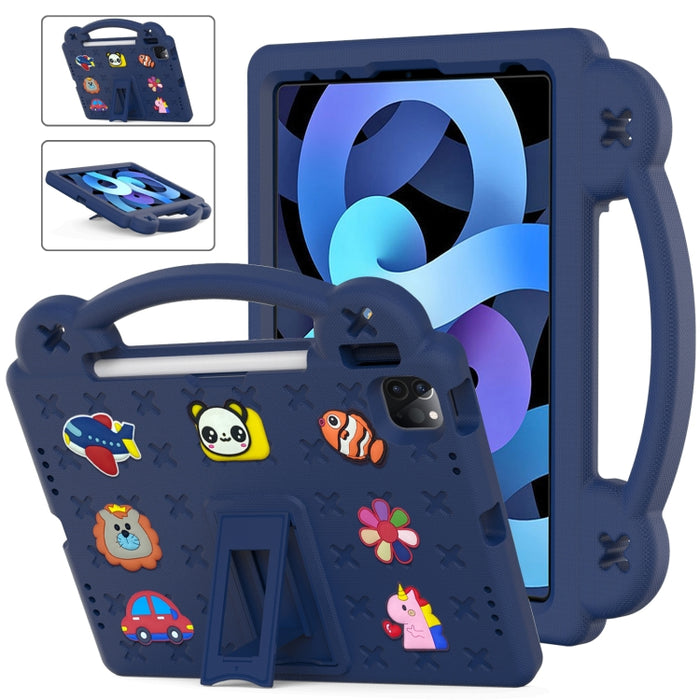 Funda para tableta a prueba de golpes EVA con soporte para niños, For iPad mini 1 / 2 / 3 / 4 / 5, For iPad Air / Air 2 / iPad 5 / 6 / Pro 9.7, For iPad Pro 11 2018 / 2020 / 2021, For iPad Air 2020 / 2022 10.9