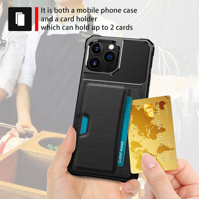 Estuche para teléfono con ranura para tarjeta ZM02, For iPhone 14 Pro Max, For iPhone 14 Pro, For iPhone 14, For iPhone 14 Plus