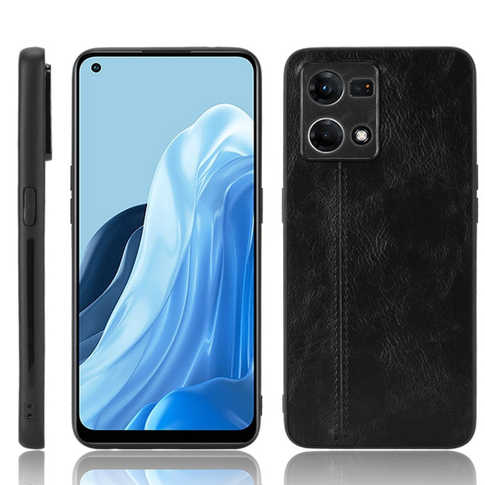 Patrón de vaca de costura Funda PC + PU + TPU, For OPPO Reno7 4G, For Xiaomi Redmi K50 Gaming, For Microsoft Surface Duo 2