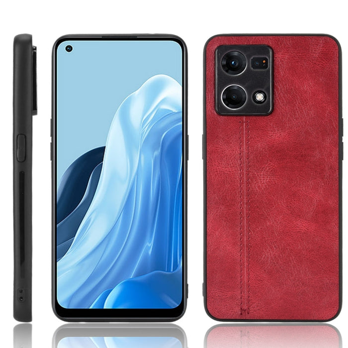 Patrón de vaca de costura Funda PC + PU + TPU, For OPPO Reno7 4G, For Xiaomi Redmi K50 Gaming, For Microsoft Surface Duo 2