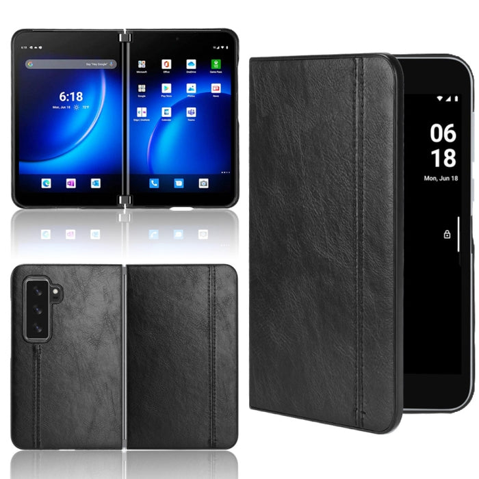 Patrón de vaca de costura Funda PC + PU + TPU, For OPPO Reno7 4G, For Xiaomi Redmi K50 Gaming, For Microsoft Surface Duo 2
