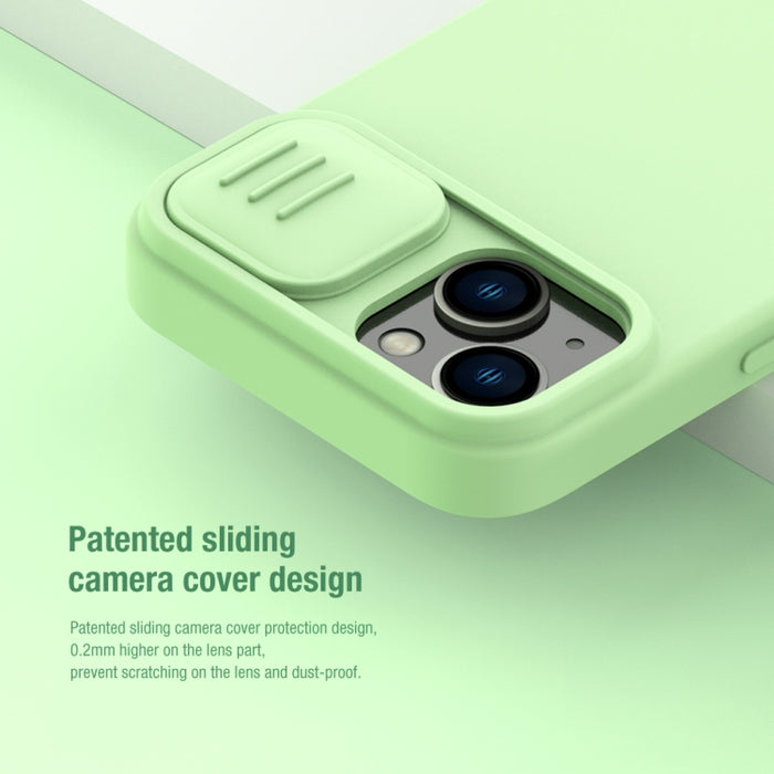 NILLKIN CamShield MagSafe Funda de silicona líquida para teléfono