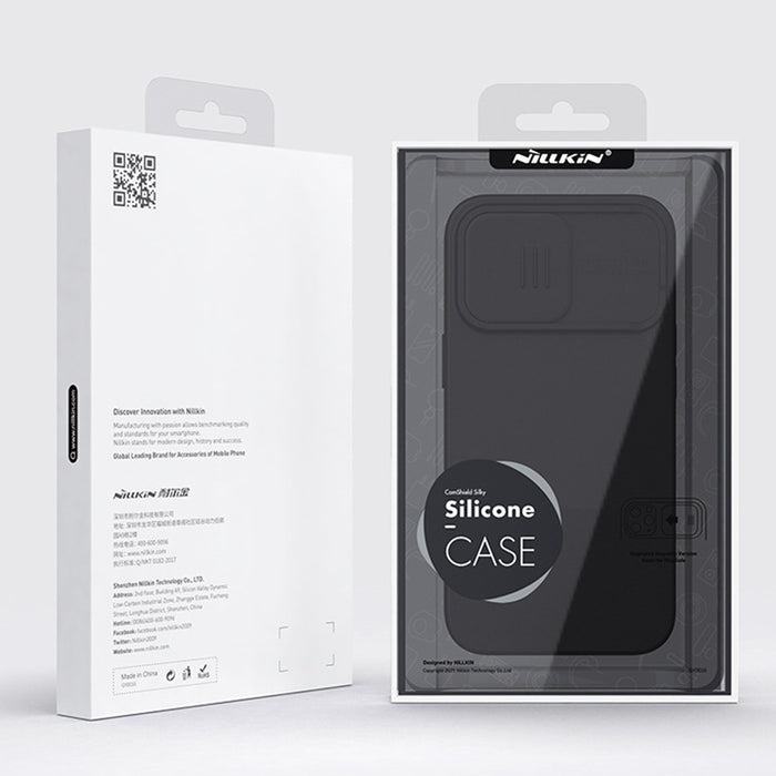 NILLKIN CamShield MagSafe Funda de silicona líquida para teléfono