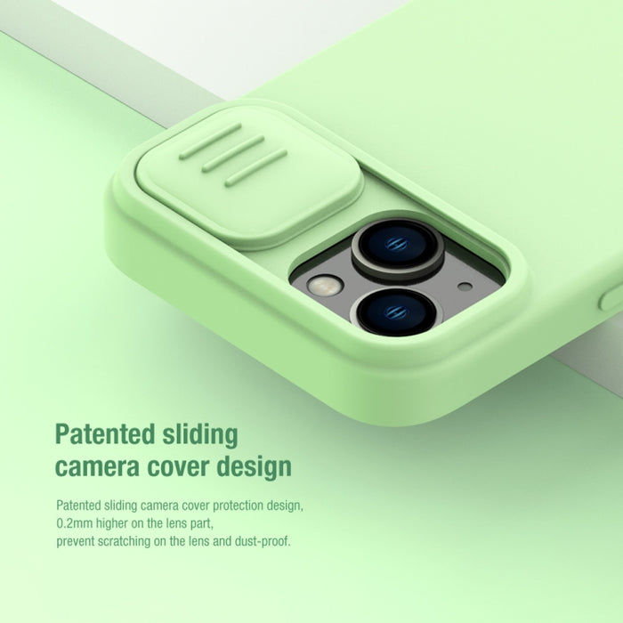 NILLKIN CamShield Funda de silicona líquida para teléfono