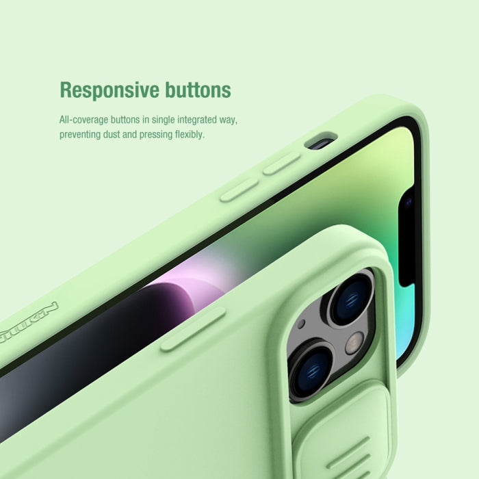 NILLKIN CamShield Funda de silicona líquida para teléfono