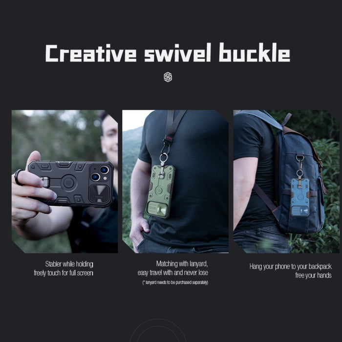 Estuche protector NILLKIN CamShield Armor a prueba de golpes