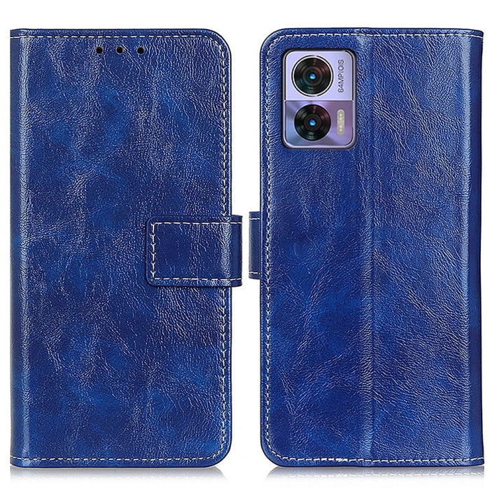 Estuche para teléfono de cuero con textura retro Crazy Horse, For Motorola Edge 30 Lite / Edge 30 Neo, For Xiaomi Redmi A1