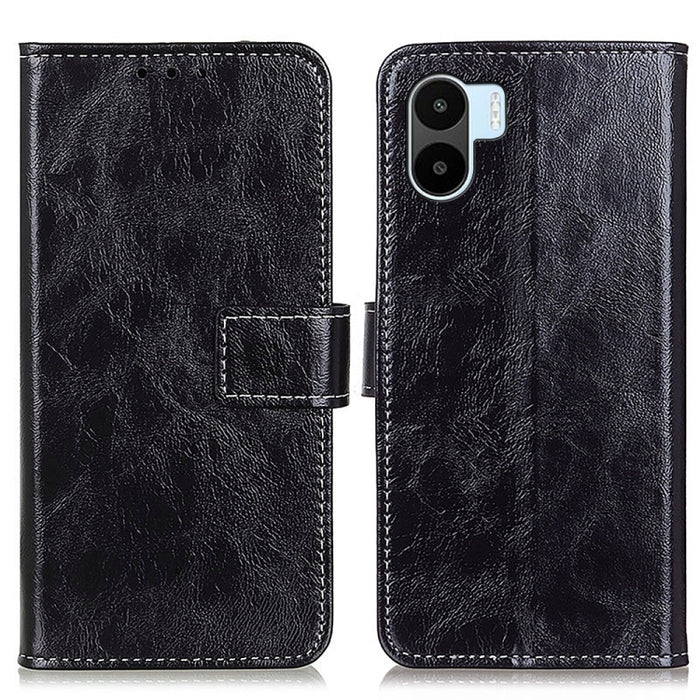 Estuche para teléfono de cuero con textura retro Crazy Horse, For Motorola Edge 30 Lite / Edge 30 Neo, For Xiaomi Redmi A1