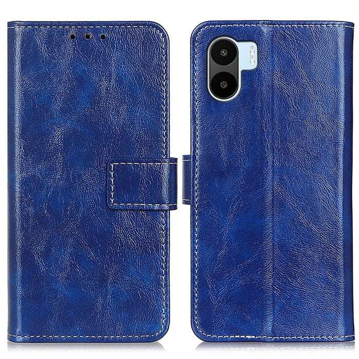 Estuche para teléfono de cuero con textura retro Crazy Horse, For Motorola Edge 30 Lite / Edge 30 Neo, For Xiaomi Redmi A1