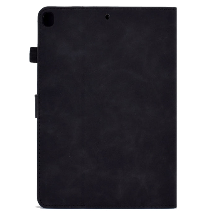 Estuche inteligente de cuero para tableta con tapa y sonrisa en relieve, For iPad 10.2 / Air 10.5 2019, For iPad Air 2022 / 2020 10.9, For iPad mini 2024 / mini 6, For iPad 9.7 2018&2017 / Air 2 / Air, For iPad mini 5/4/3/2/1