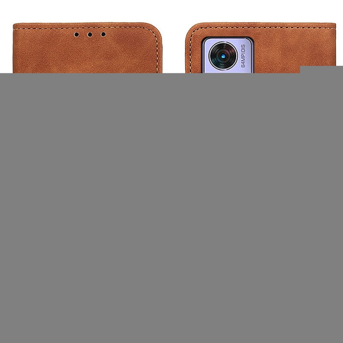 Estuche para teléfono de cuero con textura retro KHAZNEH, For Motorola Edge 30 Lite / Edge 30 Neo, For Realme 9i 5G / 10 5G, For ZTE Blade A72 5G, For ZTE Blade V40S, For Xiaomi Redmi A1