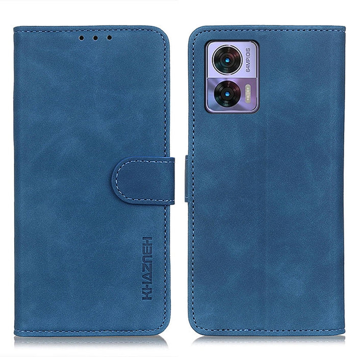 Estuche para teléfono de cuero con textura retro KHAZNEH, For Motorola Edge 30 Lite / Edge 30 Neo, For Realme 9i 5G / 10 5G, For ZTE Blade A72 5G, For ZTE Blade V40S, For Xiaomi Redmi A1