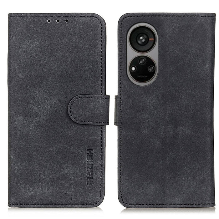 Estuche para teléfono de cuero con textura retro KHAZNEH, For Motorola Edge 30 Lite / Edge 30 Neo, For Realme 9i 5G / 10 5G, For ZTE Blade A72 5G, For ZTE Blade V40S, For Xiaomi Redmi A1