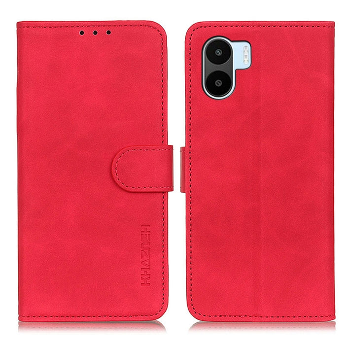 Estuche para teléfono de cuero con textura retro KHAZNEH, For Motorola Edge 30 Lite / Edge 30 Neo, For Realme 9i 5G / 10 5G, For ZTE Blade A72 5G, For ZTE Blade V40S, For Xiaomi Redmi A1