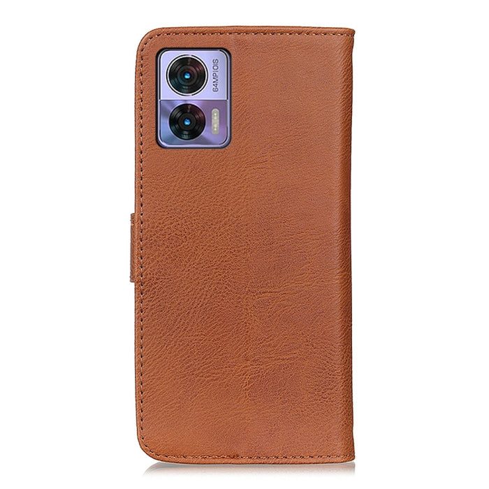 KHAZNEH Estuche para teléfono de cuero con textura de piel de vaca, For Motorola Edge 30 Lite / Edge 30 Neo, For Xiaomi Redmi A1