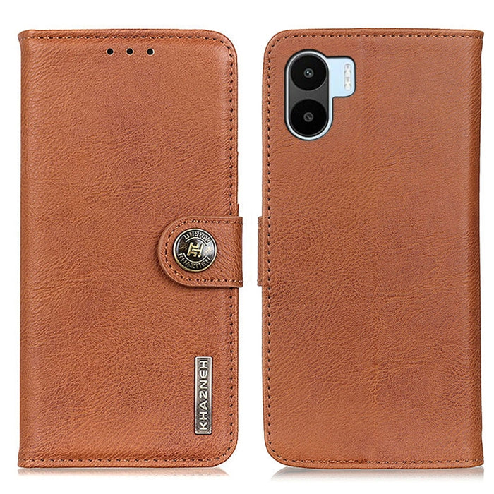 KHAZNEH Estuche para teléfono de cuero con textura de piel de vaca, For Motorola Edge 30 Lite / Edge 30 Neo, For Xiaomi Redmi A1