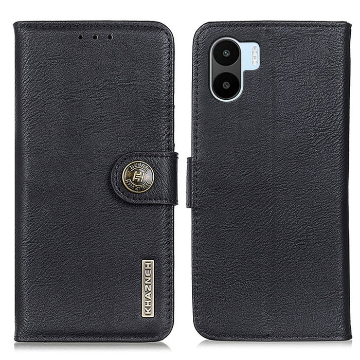KHAZNEH Estuche para teléfono de cuero con textura de piel de vaca, For Motorola Edge 30 Lite / Edge 30 Neo, For Xiaomi Redmi A1