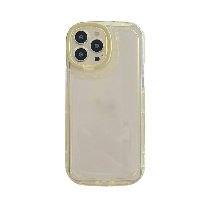 Funda de teléfono TPU con soporte invisible para lentes