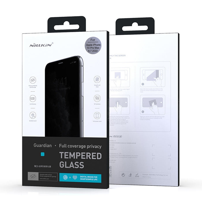 NILLKIN Espejo antiniebla 0.33mm 9H Película de vidrio templado mate de pantalla completa