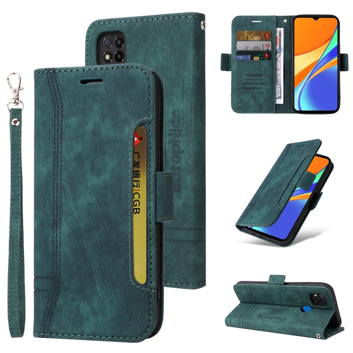 BETOPNICE Estuche de cuero con hebilla de doble cara para teléfono, For Xiaomi Redmi 9C, For Xiaomi Redmi 10C, For Xiaomi Redmi K40, For Xiaomi Redmi K50 Gaming, For Xiaomi Redmi Note 9 4G, For Xiaomi Redmi Note 9 Pro 4G                                ...