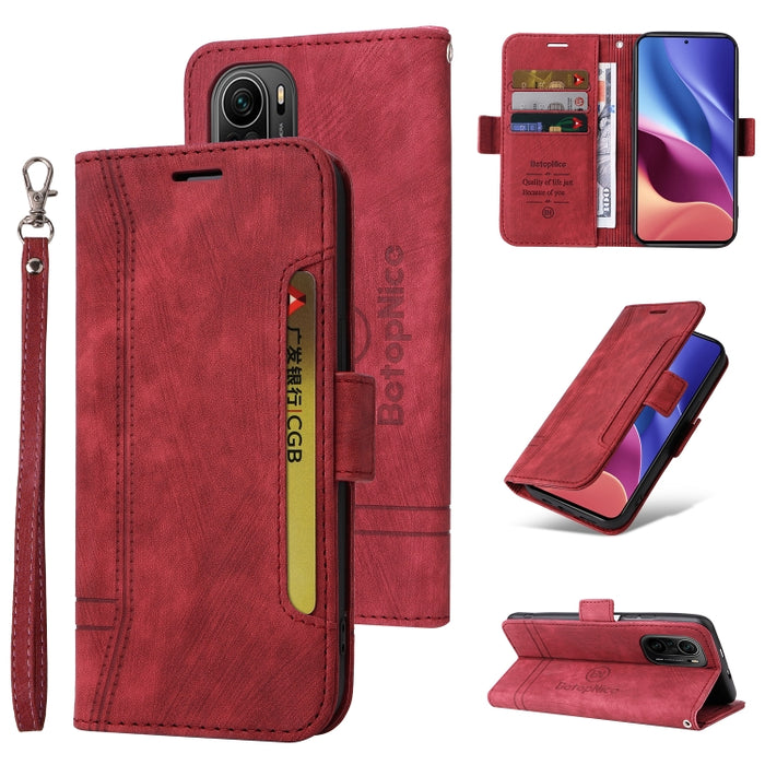 BETOPNICE Estuche de cuero con hebilla de doble cara para teléfono, For Xiaomi Redmi 9C, For Xiaomi Redmi 10C, For Xiaomi Redmi K40, For Xiaomi Redmi K50 Gaming, For Xiaomi Redmi Note 9 4G, For Xiaomi Redmi Note 9 Pro 4G                                ...