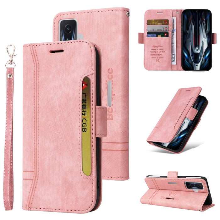BETOPNICE Estuche de cuero con hebilla de doble cara para teléfono, For Xiaomi Redmi 9C, For Xiaomi Redmi 10C, For Xiaomi Redmi K40, For Xiaomi Redmi K50 Gaming, For Xiaomi Redmi Note 9 4G, For Xiaomi Redmi Note 9 Pro 4G                                ...