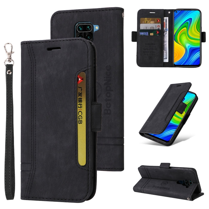 BETOPNICE Estuche de cuero con hebilla de doble cara para teléfono, For Xiaomi Redmi 9C, For Xiaomi Redmi 10C, For Xiaomi Redmi K40, For Xiaomi Redmi K50 Gaming, For Xiaomi Redmi Note 9 4G, For Xiaomi Redmi Note 9 Pro 4G                                ...